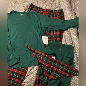 Matching Christmas PJ set for you and your small/medium pup